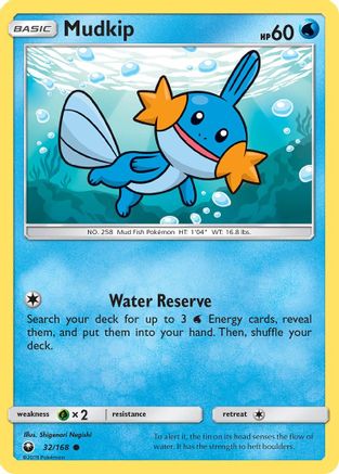 Mudkip (32) (32) 032/168  SM  Celestial Storm - Common