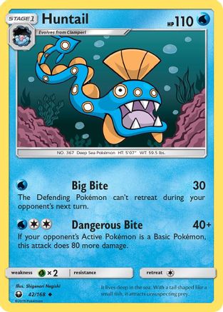 Huntail (042/168) [SM  Celestial Storm] Normal - Uncommon
