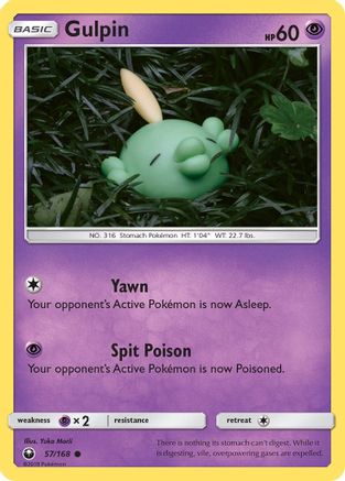 Gulpin (057/168) [SM  Celestial Storm] Reverse Holofoil - Common
