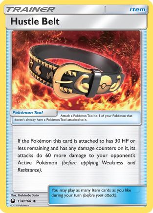 Hustle Belt (134/168) [SM  Celestial Storm] Normal - Uncommon