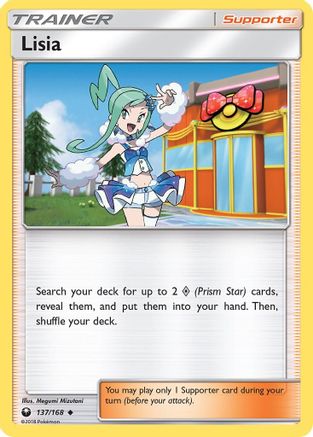 Lisia 137/168  SM  Celestial Storm - Uncommon