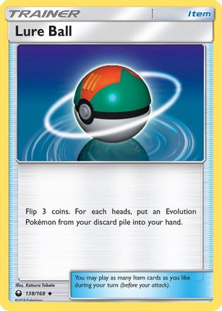 Lure Ball 138/168  - Reverse Holofoil SM  Celestial Storm - Uncommon