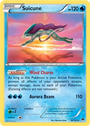 Suicune (Cosmos Holo) (030/122) [Blister Exclusives] Holofoil - Promo