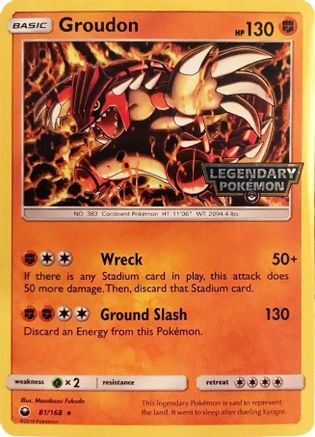 Groudon (Cosmos Holo) (Gamestop Promo) (081/168) [Miscellaneous Cards & Products] Holofoil - Promo