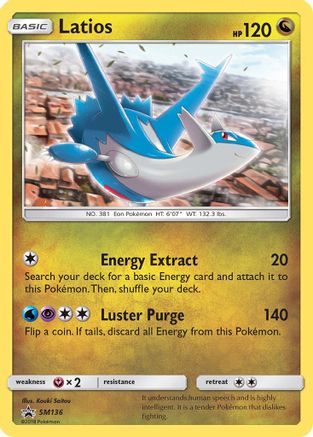 Latios SM136  - Holofoil SM Promos - Promo