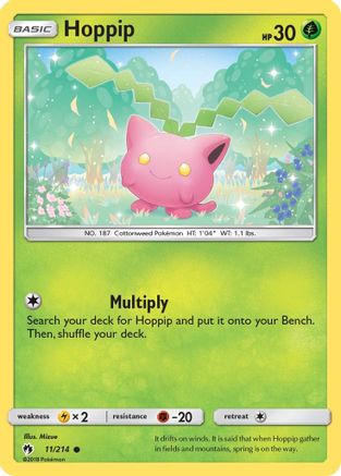 Hoppip (011/214) [SM  Lost Thunder] Normal - Common