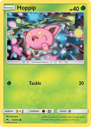 Hoppip (012/214) [SM  Lost Thunder] Reverse Holofoil - Common