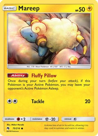 Mareep (75) (75) 075/214  SM  Lost Thunder - Common