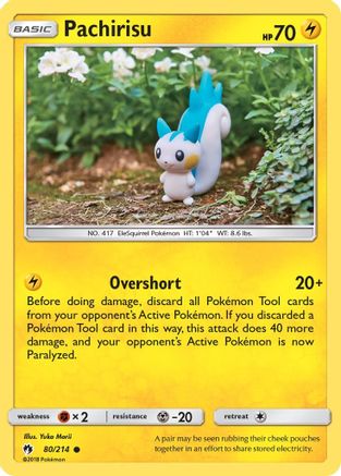 Pachirisu 080/214  SM  Lost Thunder - Common