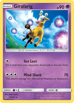 Girafarig (094/214) [SM  Lost Thunder] Reverse Holofoil - Uncommon