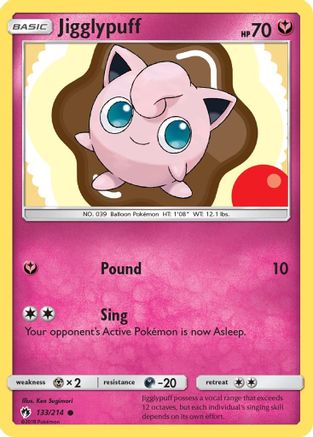 Jigglypuff (133/214) [SM  Lost Thunder] Normal - Common
