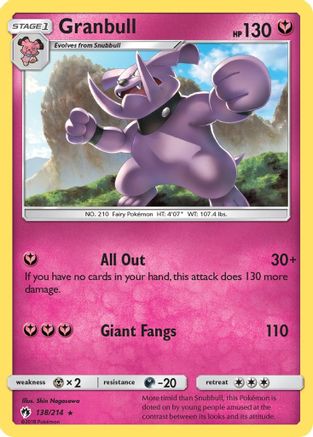 Granbull (138/214) [SM  Lost Thunder] Normal - Rare