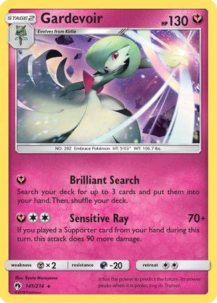 Gardevoir (141/214) [SM  Lost Thunder] Reverse Holofoil - Holo Rare