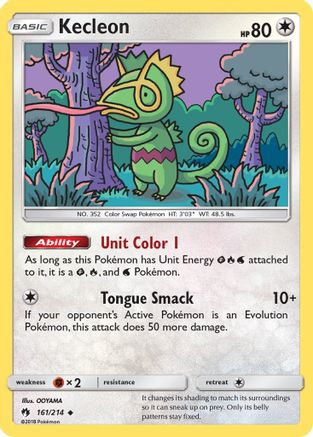 Kecleon (161/214) [SM  Lost Thunder] Reverse Holofoil - Uncommon