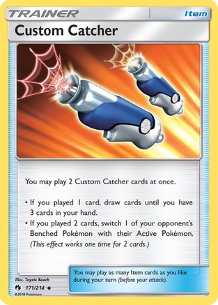 Custom Catcher 171/214  SM  Lost Thunder - Uncommon