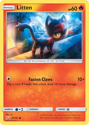 Litten 020/181  SM  Team Up - Common