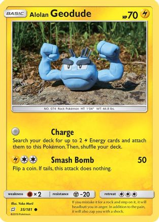 Alolan Geodude (035/181) [SM  Team Up] Normal - Common