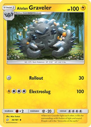 Alolan Graveler (036/181) [SM  Team Up] Normal - Uncommon
