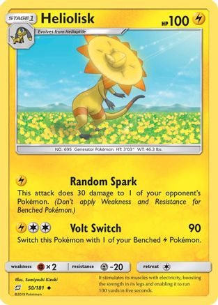 Heliolisk (050/181) [SM  Team Up] Normal - Uncommon