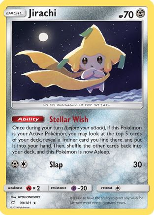 Jirachi (099/181) [SM  Team Up] Holofoil - Holo Rare