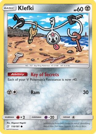 Klefki (110/181) [SM  Team Up] Reverse Holofoil - Common