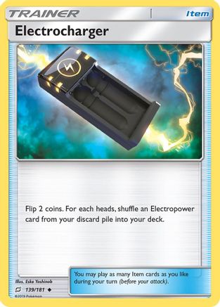 Electrocharger 139/181  - Reverse Holofoil SM  Team Up - Uncommon