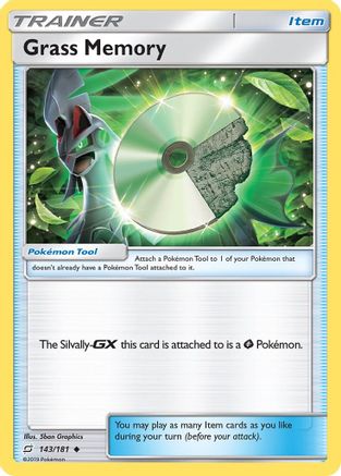 Grass Memory (143/181) [SM  Team Up] Normal - Uncommon
