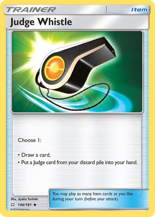 Judge Whistle (146/181) [SM  Team Up] Normal - Uncommon