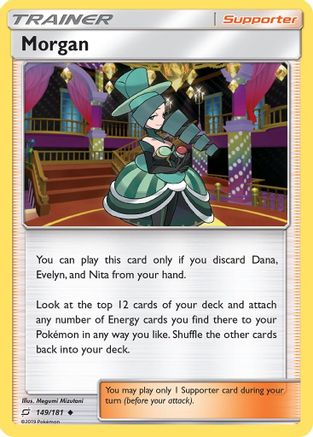 Morgan 149/181  - Reverse Holofoil SM  Team Up - Uncommon