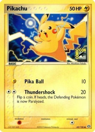 Pikachu (SDCC 2005) (060/106) [Miscellaneous Cards & Products] Normal - Promo