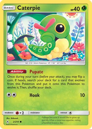 Caterpie (002/214) [SM  Unbroken Bonds] Normal - Common