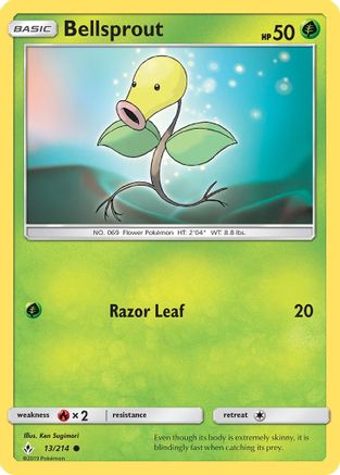 Bellsprout (013/214) [SM  Unbroken Bonds] Normal - Common