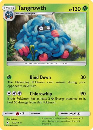 Tangrowth (17/214) [SM  Unbroken Bonds] Normal - Rare