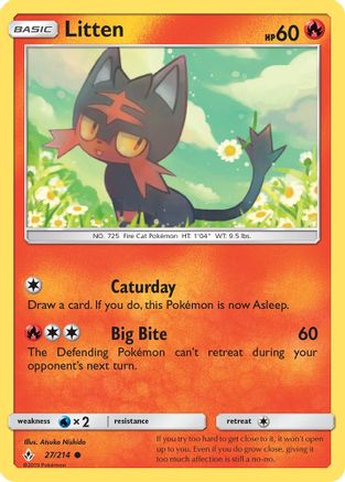 Litten (27) (27) 027  SM  Unbroken Bonds - Common