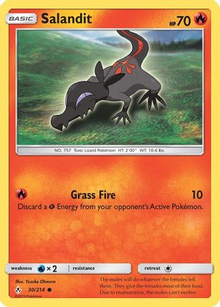 Salandit (30/214) [SM  Unbroken Bonds] Normal - Common