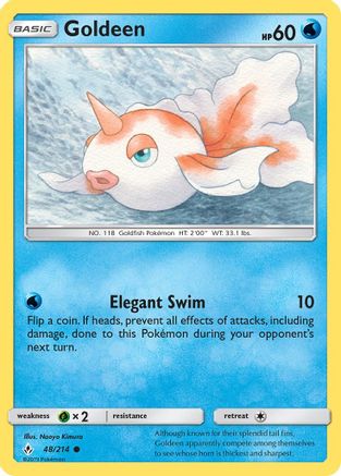Goldeen (48/214) [SM  Unbroken Bonds] Reverse Holofoil - Common