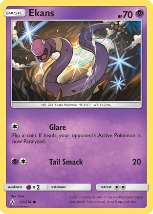 Ekans (062/214) [SM  Unbroken Bonds] Normal - Common