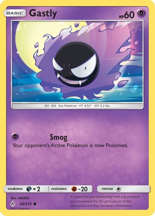 Gastly (068/214) [SM  Unbroken Bonds] Normal - Common