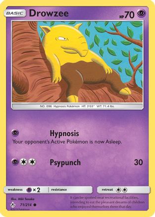 Drowzee (071/214) [SM  Unbroken Bonds] Normal - Common
