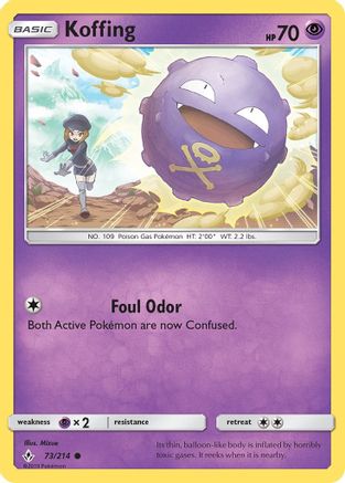 Koffing (073/214) [SM  Unbroken Bonds] Normal - Common