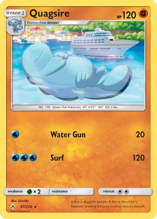 Quagsire (097/214) [SM  Unbroken Bonds] Normal - Rare