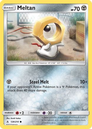 Meltan (128/214) [SM  Unbroken Bonds] Normal - Common