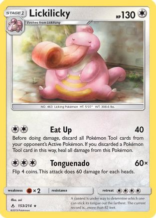 Lickilicky (153/214) [SM  Unbroken Bonds] Normal - Rare