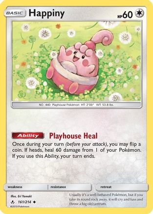 Happiny (161/214) [SM  Unbroken Bonds] Normal - Uncommon