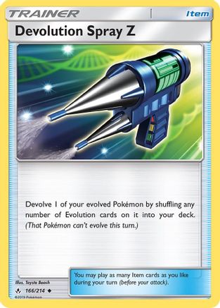 Devolution Spray Z (166/214) [SM  Unbroken Bonds] Normal - Uncommon