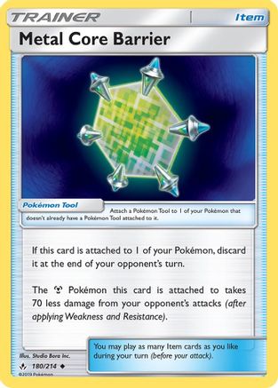 Metal Core Barrier 180  SM  Unbroken Bonds - Uncommon