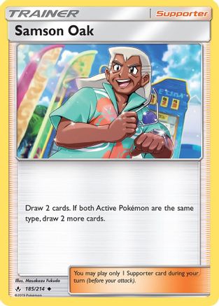 Samson Oak (185/214) [SM  Unbroken Bonds] Normal - Uncommon