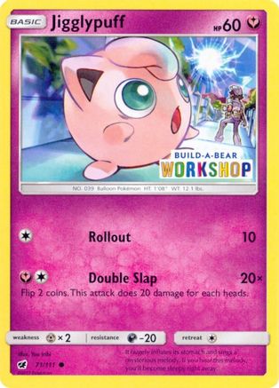 Jigglypuff (Build-A-Bear Workshop Exclusive) (071/111) [Miscellaneous Cards & Products] Normal - Promo