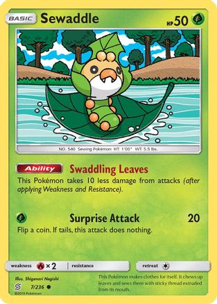 Sewaddle (007/236) [SM  Unified Minds] Normal - Common