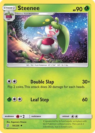 Steenee (18/236) [SM  Unified Minds] Reverse Holofoil - Uncommon